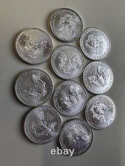 (10x) 1 oz American silver eagles? (US only)