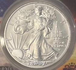 1776-2026-D Silver Eagle Overstrike INDEPENDENCE PRIVY ANACS MS 70 FS 1776-2026-D Silver Eagle Overstrike INDEPENDENCE PRIVY ANACS MS 70 FS