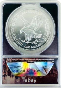 1776-2026-D Silver Eagle Restrike CONSTITUTION PRIVY ANACS MS70 FS