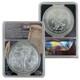 1776-2026 Silver Eagle Overstrike Constitution Privy Ms70 1 Oz Silver Coin