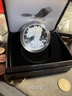 1776 2026 W AMERICAN SILVER EAGLE PROOF 1 Oz SILVER COIN 250th PRIVY WithCOA&OGP