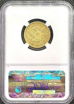 1847 $5 Gold Liberty Head American Half Eagle Au58 Ngc Rare Mint Coin