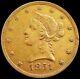 1851 Gold United States $10 Dollar Liberty Head Eagle Coin Philadelphia Mint