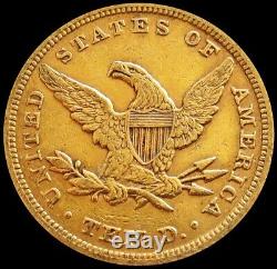 1851 Gold United States $10 Dollar Liberty Head Eagle Coin Philadelphia Mint
