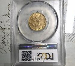 1881 $5 Gold American Liberty Half Eagle PCGS MS61, Beautiful Mint State Coin