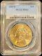 1884-s $20 American Gold Double Eagle Ms61 Pcgs Liberty Coin Mint