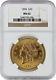 1894 $20 Liberty Head Double Eagle Pcgs Ms 62 Old Early Gold Coin Mint Unc 62