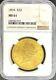 1894 $20 Liberty Head Gold American Double Eagle Ms61 Ngc Lustrous Mint Coin