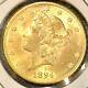 1894 Us American Double Gold Eagle 1 Oz Coin $20 Twenty Dollars Mint Bu