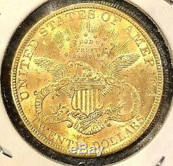 1894 US American Double Gold Eagle 1 oz Coin $20 Twenty Dollars Mint BU