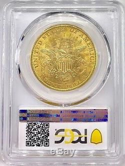 1895-S $20 Liberty Head Gold American Double Eagle MS61 PCGS LUSTROUS MINT Coin