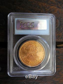1897S $20 GOLD DOUBLE EAGLE MS62 PCGS- Minted San Francisco