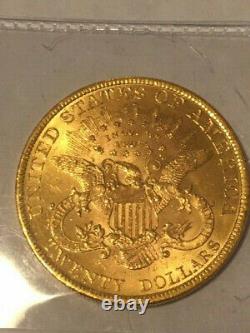 1897 U. S. Mint Liberty Head, $20 Double Eagle Coin