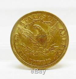 1898 P US Mint $5 Dollar Liberty Head Half Eagle Gold Coin UNC Free Shipping