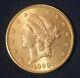 1898-s $20 Double Eagle Liberty Coin Lot 050851