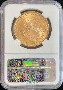 1899 $20 American Gold Double Eagle MS63 NGC Liberty RARE Key Date Coin MINT