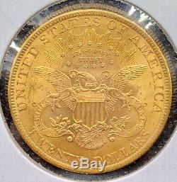 1900 $20 Gold American Double Eagle Liberty Head AU/MS Lustrous MINT Coin