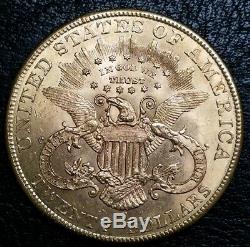 1904 S $20 Gold Double Eagle OLD Mint State Very Beautiful BU Miners Gold Coin