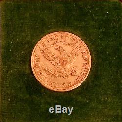 1906 D Gold Us $5 Dollar Liberty Head Half Eagle Coin Denver Mint
