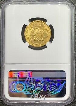 1907 Gold American Half Eagle $5 Liberty Head MS63 NGC Lustrous MINT Coin