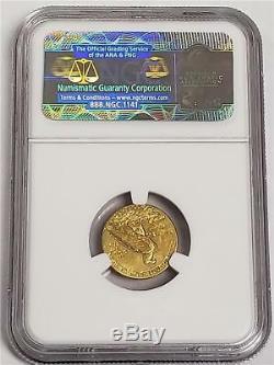 1908 $2.5 Gold Indian Head Quarter Eagle AU Details NGC US Mint Coin