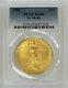 1908 Gold Usa $20 St. Gaudens Double Eagle No Motto Coin Pcgs Mint State 65