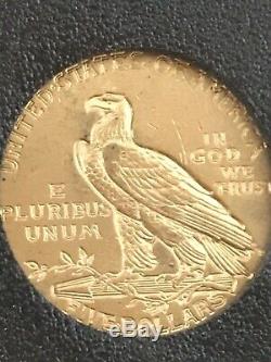 1908 Gold Us $5 Dollar Indian Head Half Eagle Coin Philadelphia Mint-rare