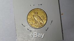 1909-D $5 Gold Indian Half Eagle XF/AU Pre-1933 Gold Coin Denver Mint