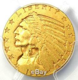 1910-S Indian Gold Half Eagle $5 Coin Certified PCGS XF40 Rare S Mint