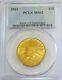 1911 Gold Pcgs Mint State 62 $10 Dollar Indian Head Eagle Coin