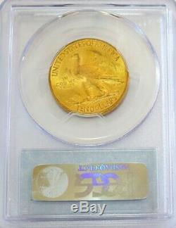 1911 Gold Pcgs Mint State 62 $10 Dollar Indian Head Eagle Coin