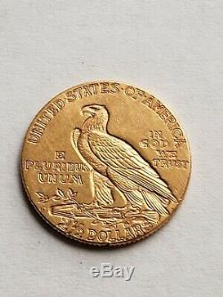 1925-D $2 1/2 Dollar Indian Head Eagle Gold Coin Denver Mint