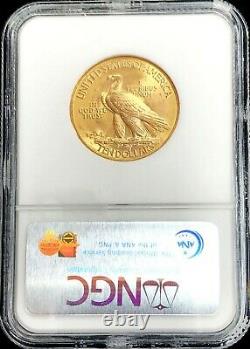 1932 Gold United States $10 Dollar Indian Head Eagle Coin Ngc Mint State 64