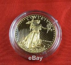 1986W $50 1oz PROOF American Gold Eagle In Original Mint Packaging