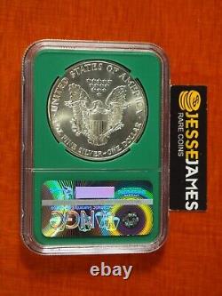 1986 $1 American Silver Eagle Ngc Ms69 From Us Mint Sealed Box Label Green Core