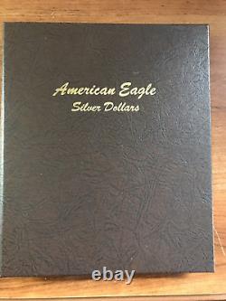 1986 2020 American Eagle Dollar Set Lot Of 35 Bu Pcs In Delux Dansco Album