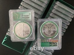 1986-2021 American Silver Eagle, PCGS Slabbed MS69, 37-pc Set, Free Shipping