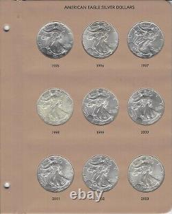 1986-2021 Complete American Silver Eagle-36 Coin Set-Dansco 7181 With Slipcase