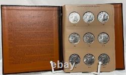 1986 2021 Lot 36x Full Set American Silver Eagles Dansco Album Complete