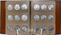 1986 2021 Lot 36x Full Set American Silver Eagles Dansco Album Complete