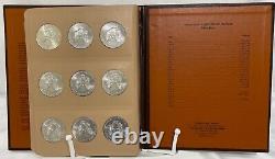 1986 2021 Lot 36x Full Set American Silver Eagles Dansco Album Complete