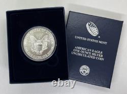 1986 American Silver Eagle, First Year of Production, Beautiful Coin, OGP, no CA