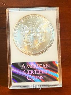 1986 American Silver Eagle Uncirculated No Mint Mark 1st Year Issue WithFREE Coins
