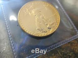 1986 Beautiful uncirculated 1 oz Gold American Eagle, mint fresh from storage