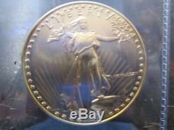1986 Beautiful uncirculated 1 oz Gold American Eagle, mint fresh from storage