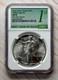 1986 (s) Silver Eagle Ngc Ms69 First Year Of Issue Green Label Mint Sealed Box