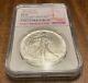 1986 Silver Eagle Ngc Ms 69 Certified Early Production Coin U. S. Mint Sealed Box