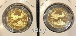 1987 American Gold Eagle Proof Coin In Original Mint Capsule 1/2 oz Coin BU
