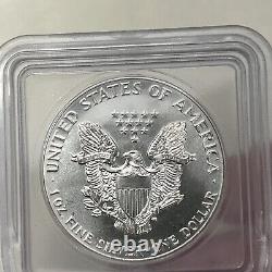 1987 American Silver Eagle ICG MS 70