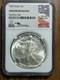 1987 Silver Eagle? $1 Gem? Uncirculated Ngc Hand Signed John Mercanti